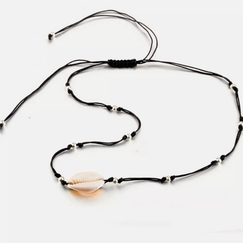 Cowrie shells 🐚 adjustable choker necklace - Picture 4 of 6